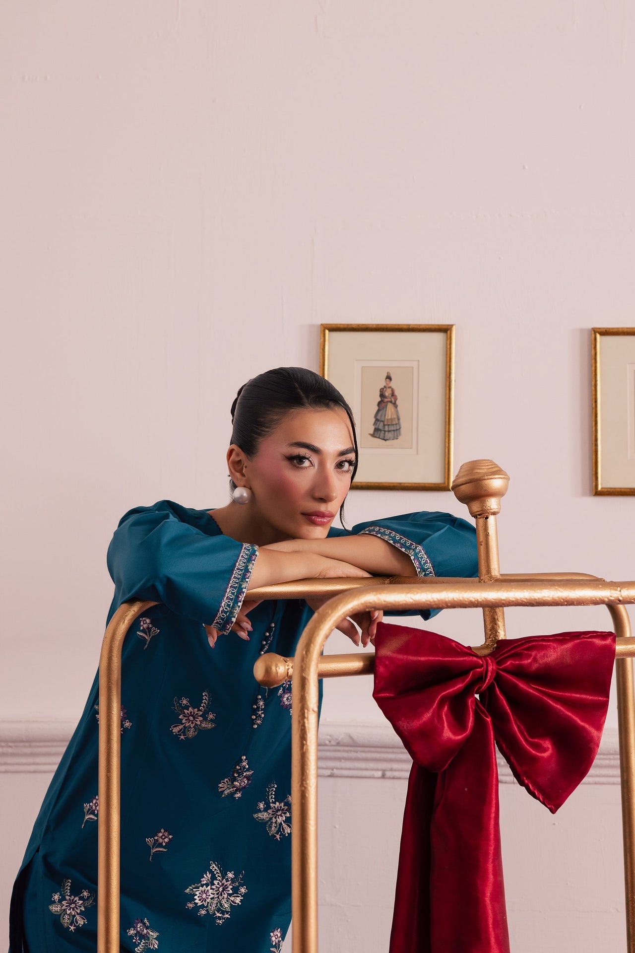 New Arrival - Junett - 2Pc Embroidered Dress