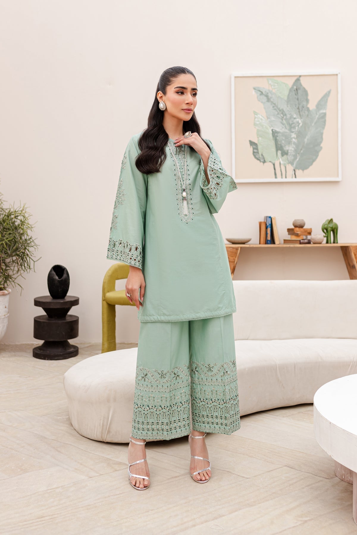 Winter - Best Selling - Alex - 2Pc Embroidered Dress