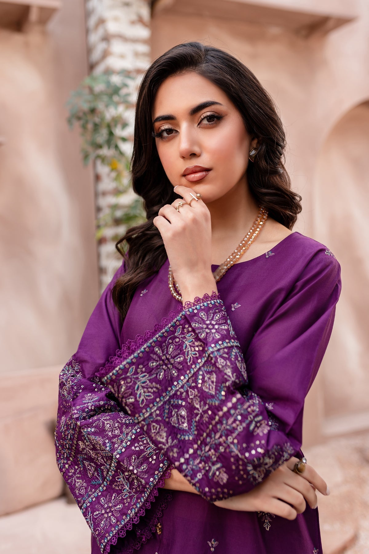 Winter Best Selling  - Eminence - 2Pc Embroidered Dress