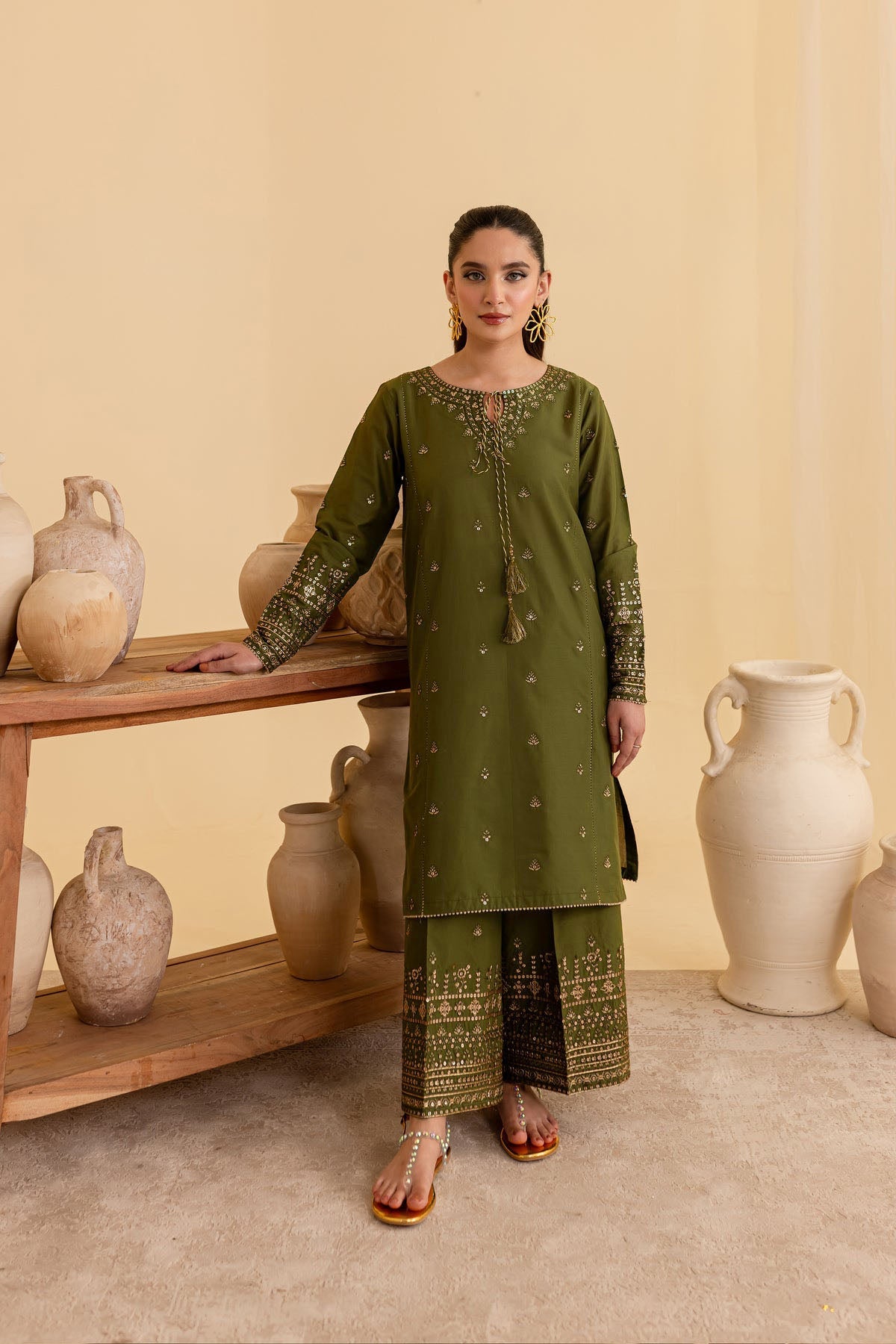 Winter - Best Selling - Imre - 2Pc Embroidered Dress