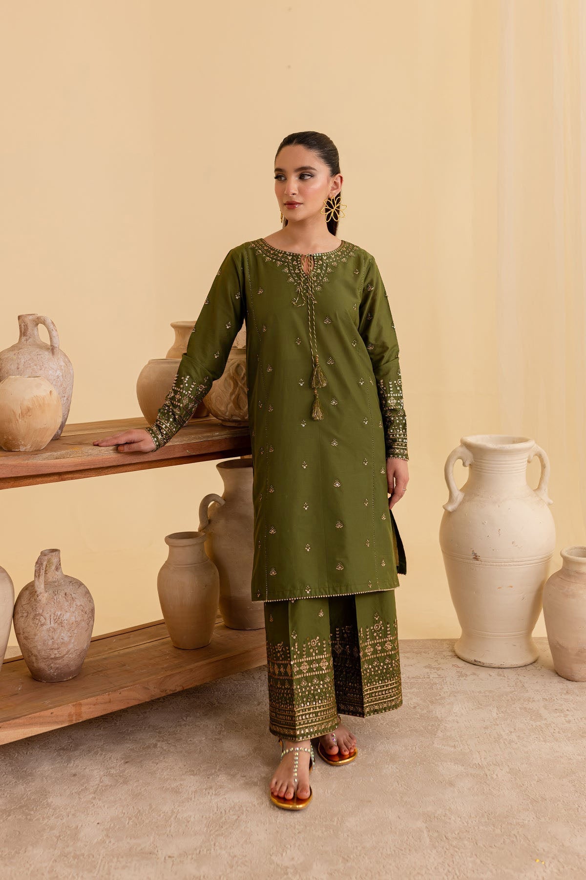 Winter - Best Selling - Imre - 2Pc Embroidered Dress
