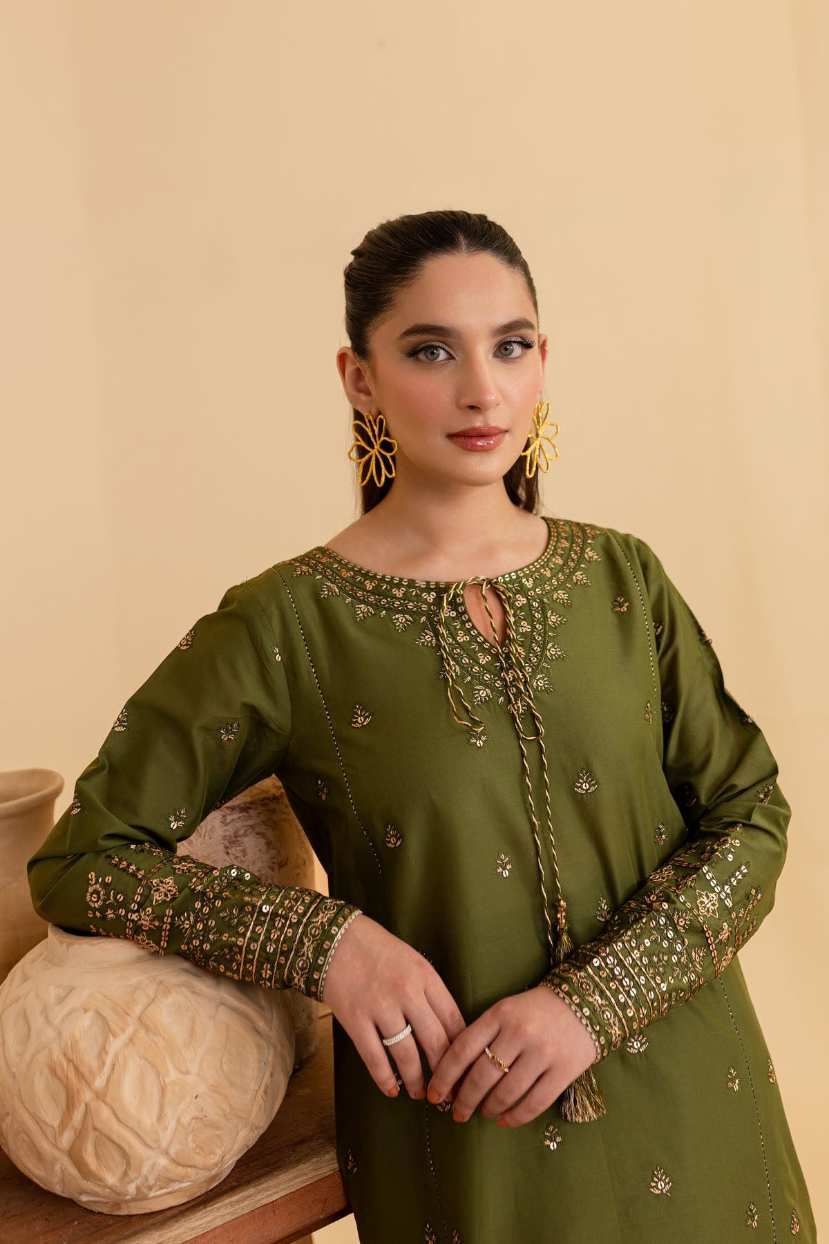 Winter - Best Selling - Imre - 2Pc Embroidered Dress