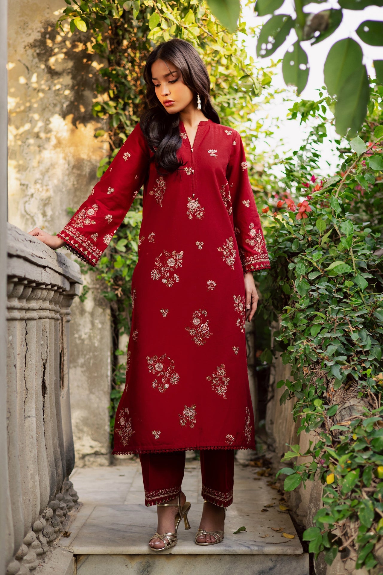 New Arrival - Arisu - 2Pc Embroidered Dress