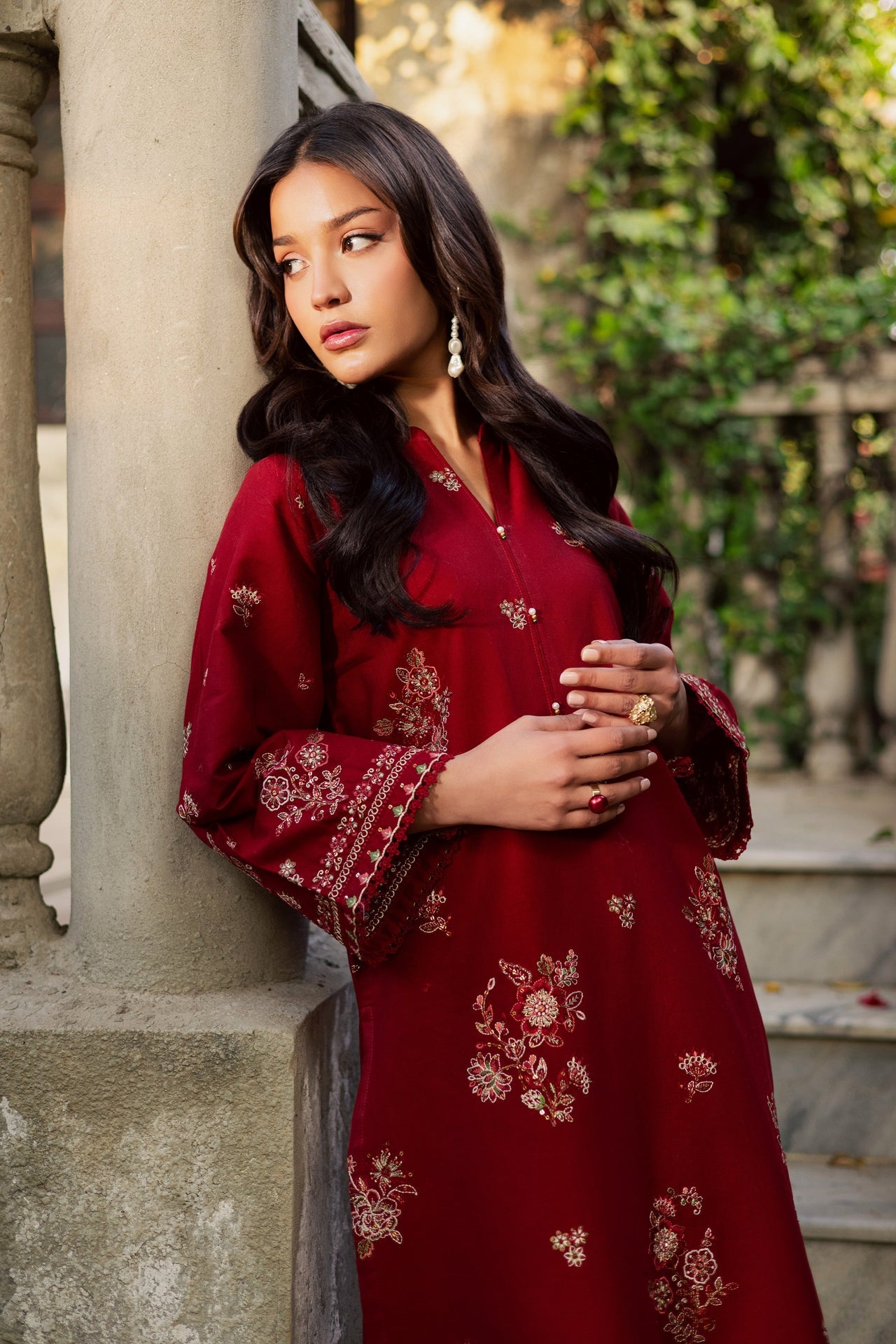 New Arrival - Arisu - 2Pc Embroidered Dress