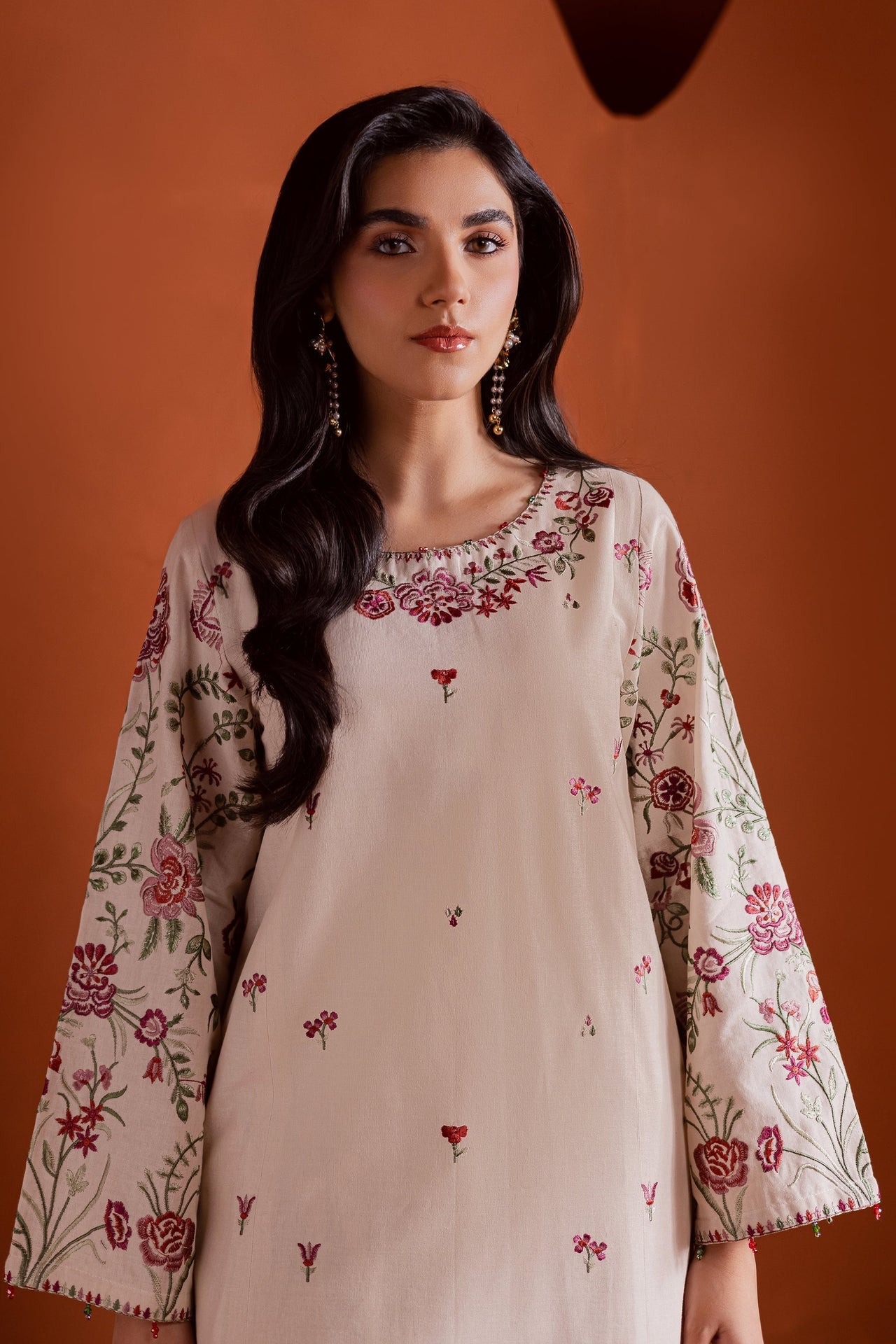 Winter - Best Selling - Colours - 2Pc Embroidered Dress