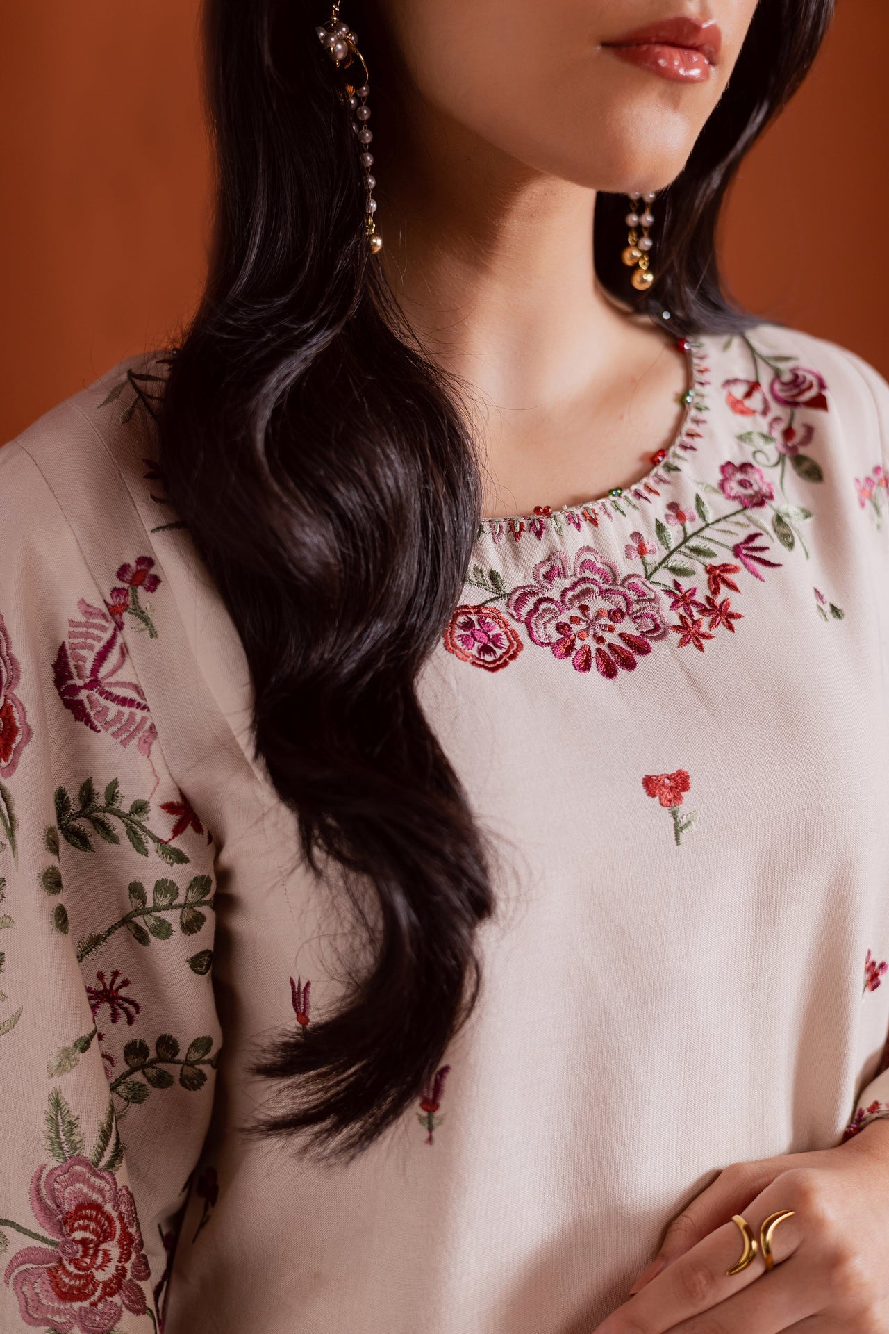 Winter - Best Selling - Colours - 2Pc Embroidered Dress