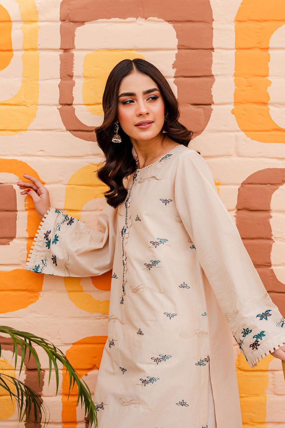 New Arrival - Elowen - 2Pc Embroidered Dress