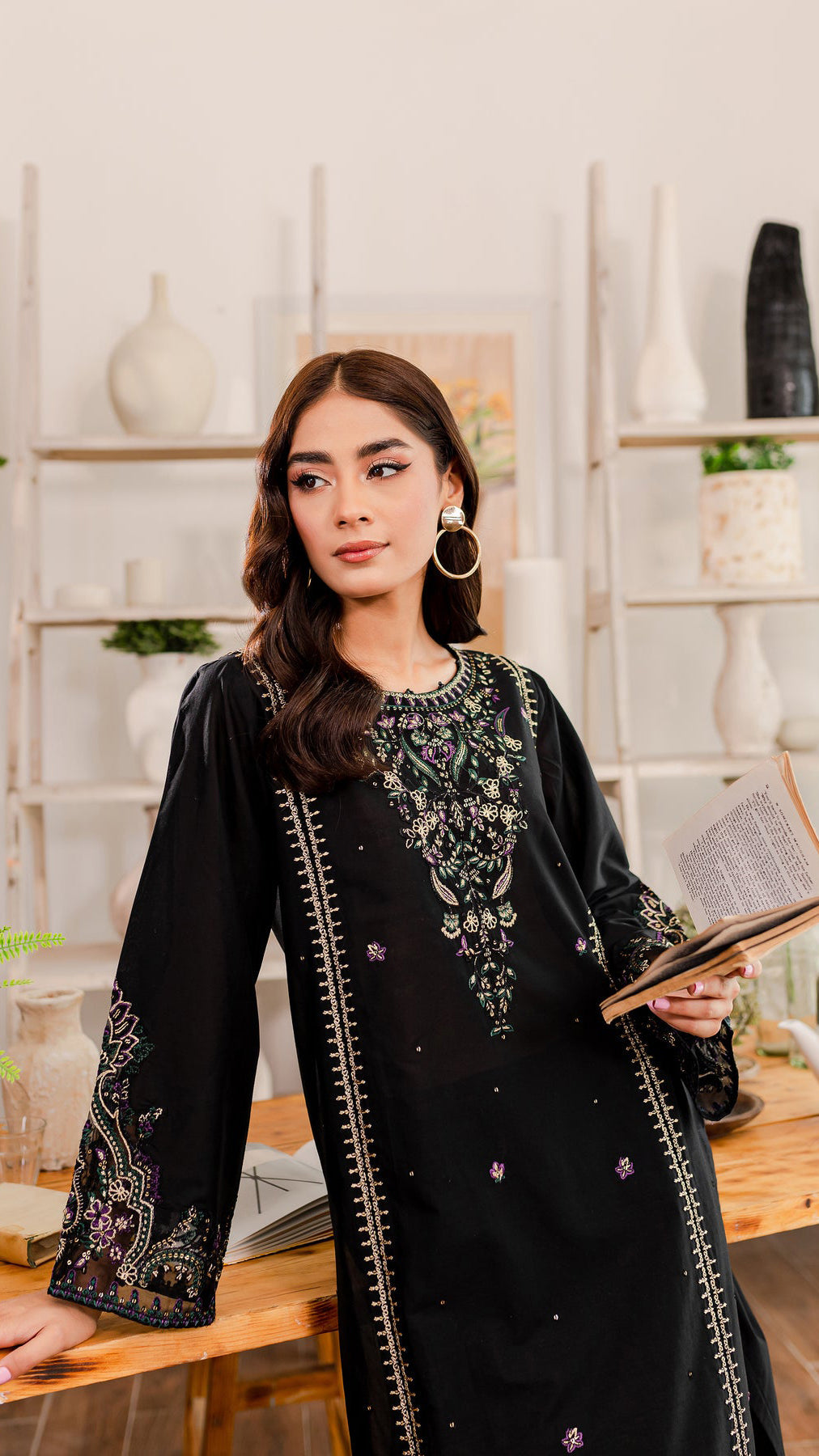 Winter - Best Selling - Marquise - 2Pc Embroidered Dress