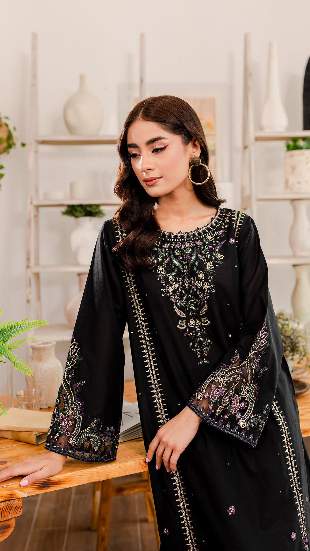 Winter - Best Selling - Marquise - 2Pc Embroidered Dress