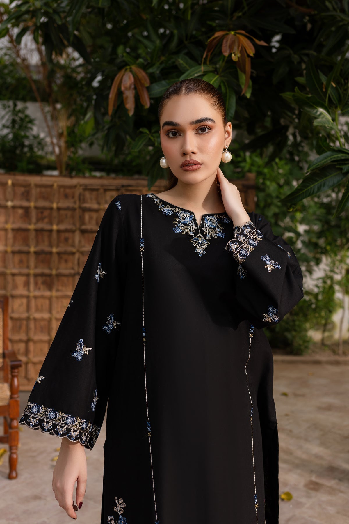 Winter - Best Selling - Nashwa - 2Pc Embroidered Dress