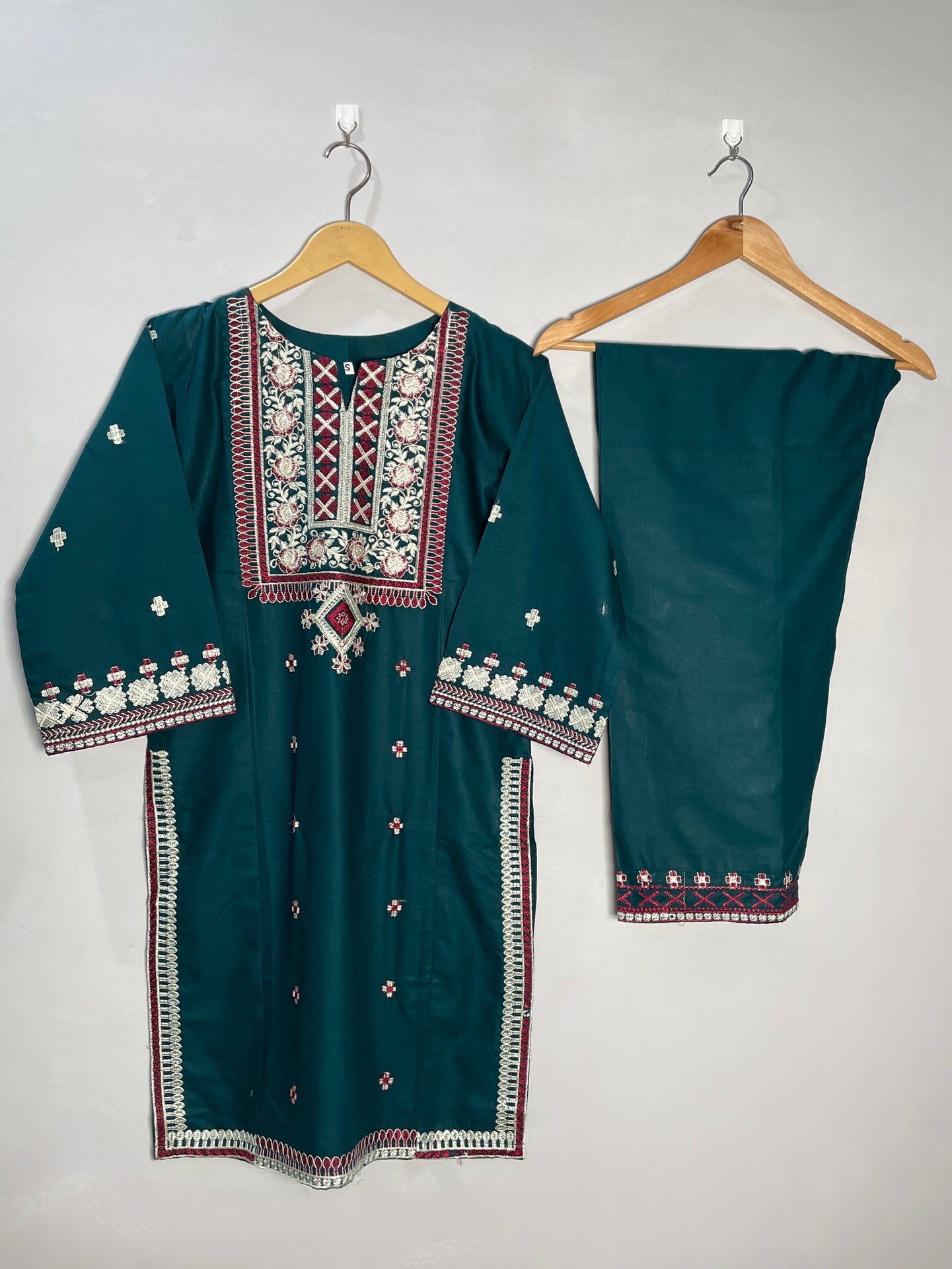 Winter - Best Selling - Sooya - 2Pc Embroidered Dress